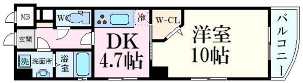 クレール白島の物件間取画像